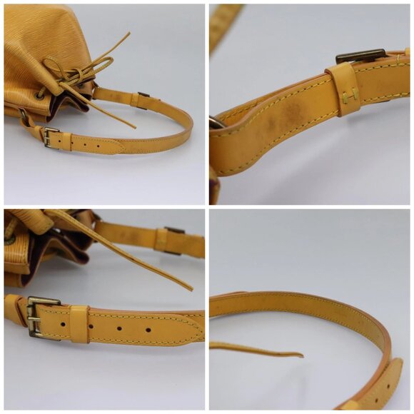 LOUIS VUITTON Epi Petit Noe Shoulder Bag Yellow M44109 LV Auth 104159 - Picture 16 of 16